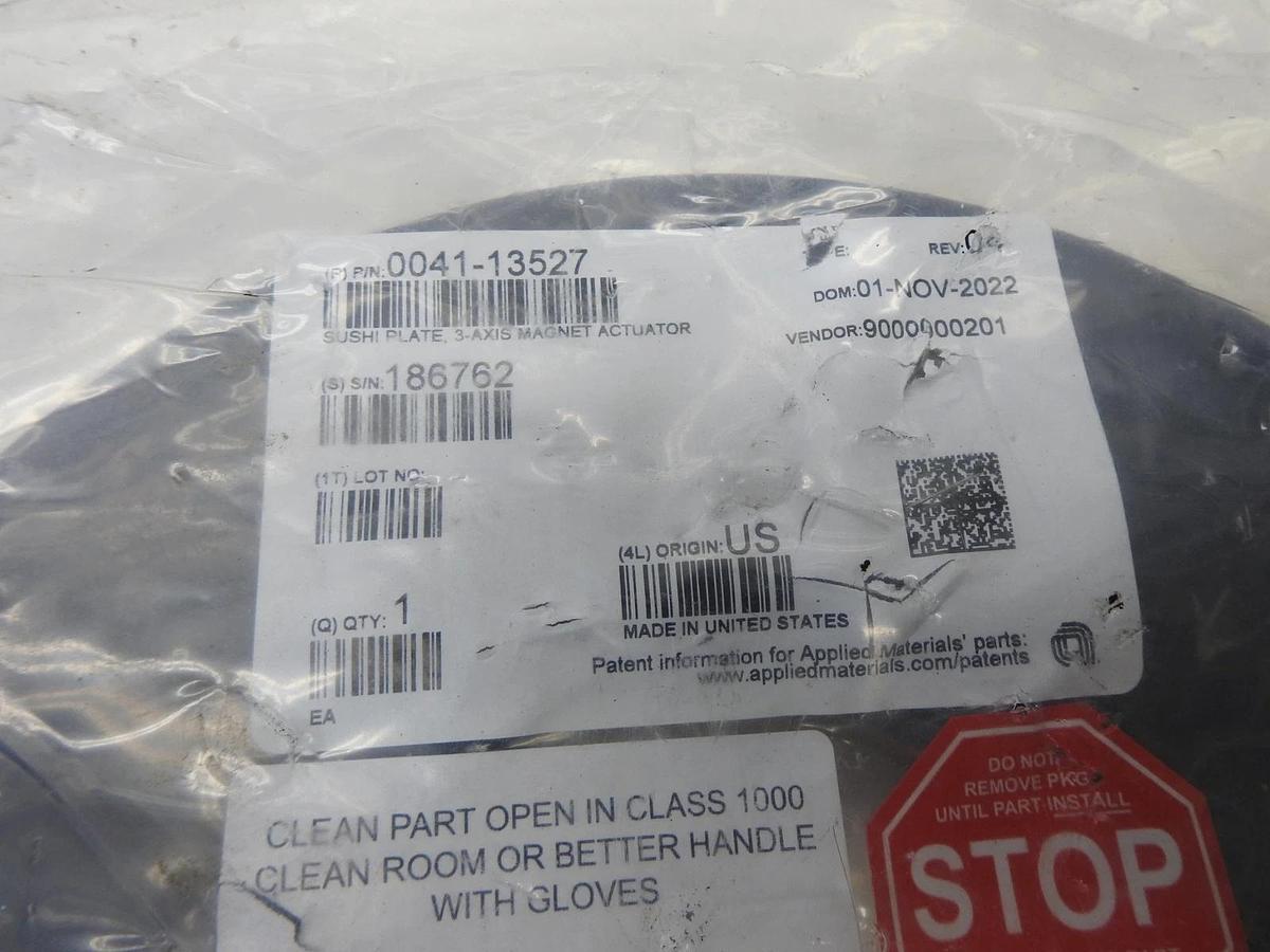 Applied Materials 0041-13527 Sushi Plate, 3-Axis Magnet Actuator AMAT - NOB NEW