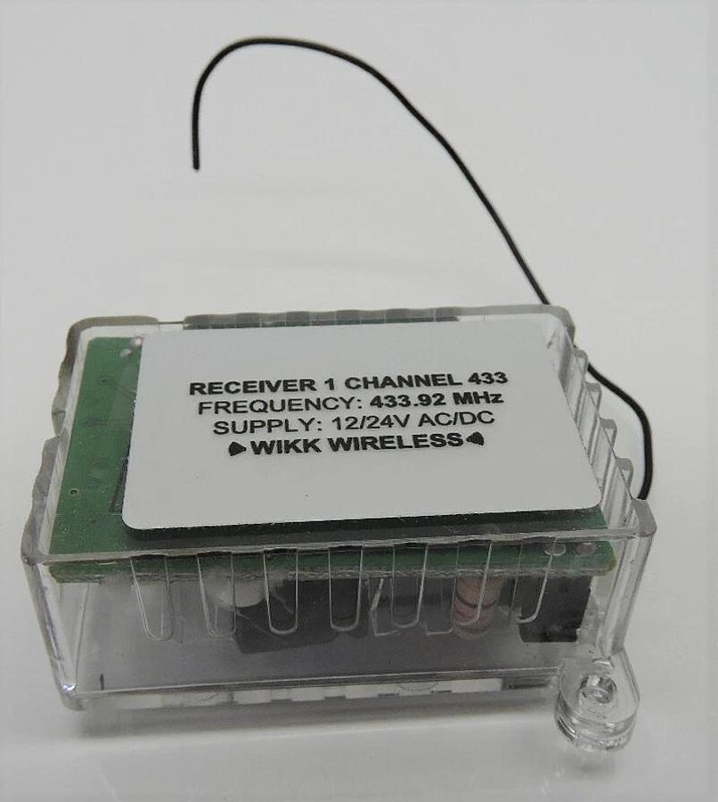WIKK Wireless REC 1 CHAN 433 Nano Receiver 1 Channel 433 433.92 MHz Relay Radio