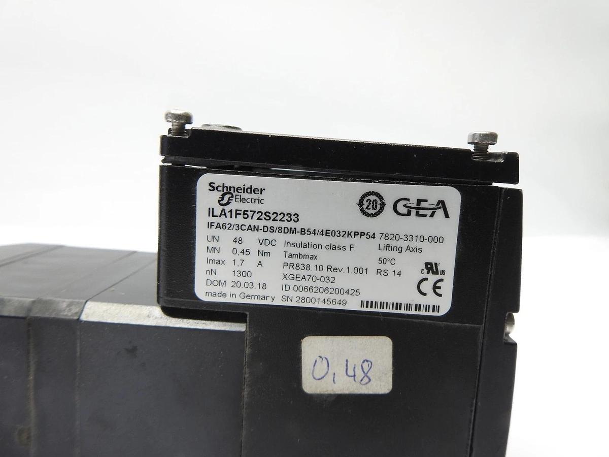Schneider ILA1F572S2233 Integrated Drive Servo Motor ILA1F ILA1
