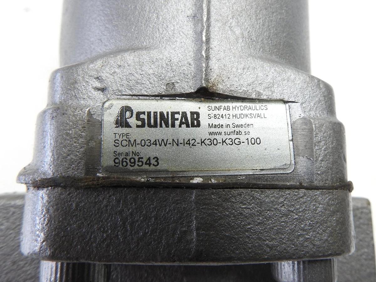 Sunfab SCM 034 Bent Axis Piston Motor SCM-034W-N-I42-K30-K3G-100 (34cc) NEW!
