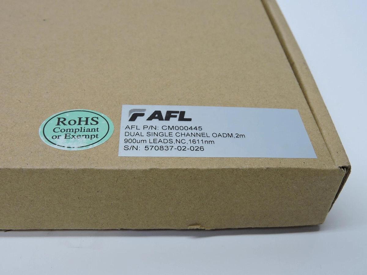 FAFL CM000445 Dual Single Channel OADM 2m, 900um LEADS NC 1611nm - NEW