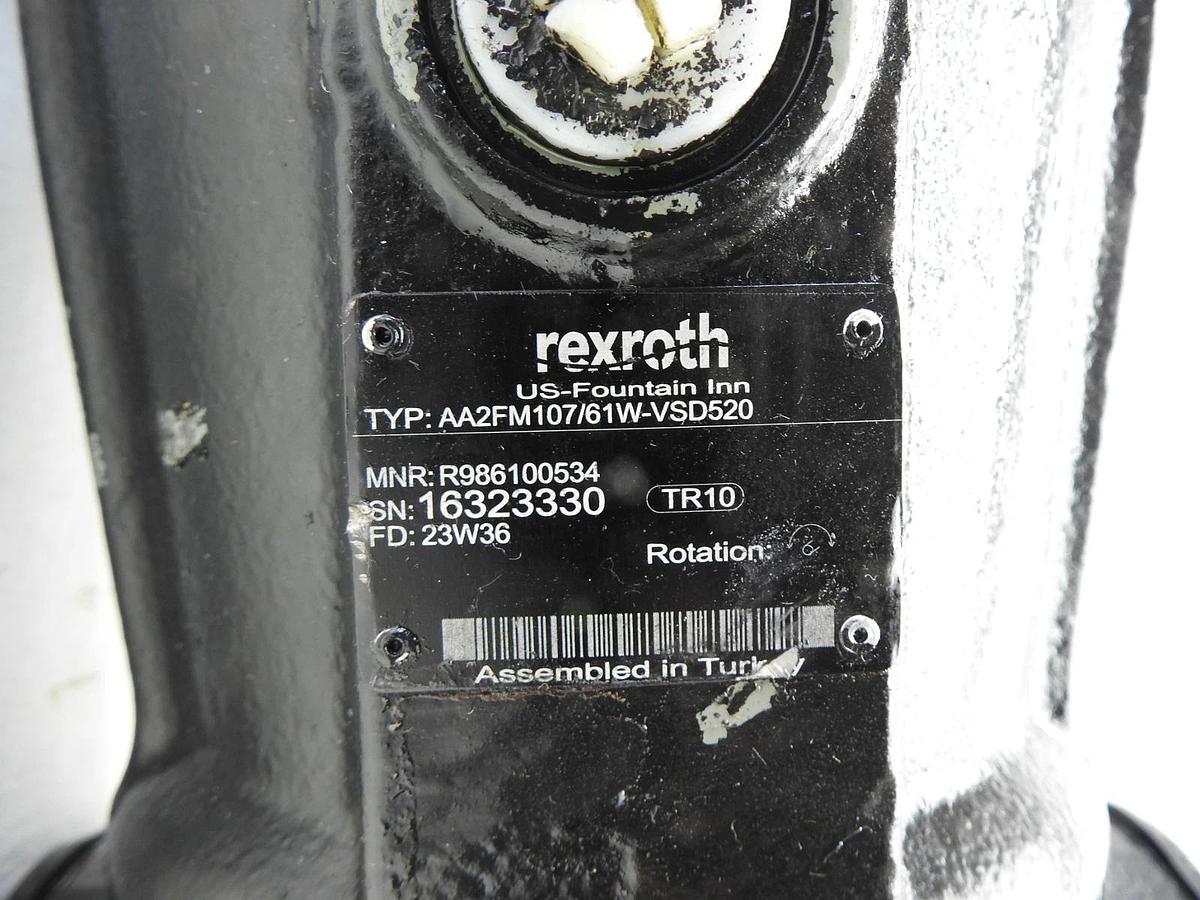 OEM Bosch Rexroth AA2FM107/61W-VSD520 Bent Axis Hydraulic Motor R986100534 NEW