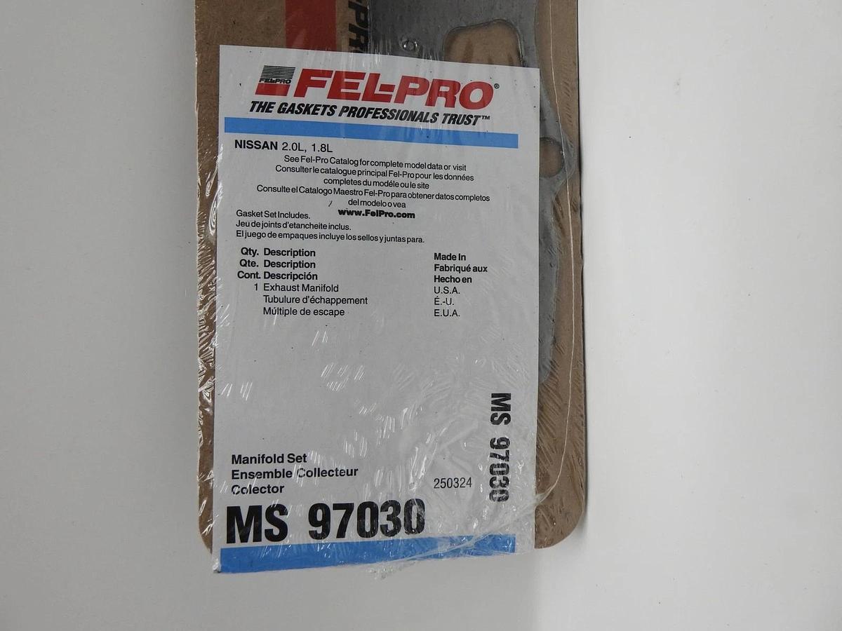 Fel-Pro MS 97030 Exhaust Manifold Gasket Set - NEW