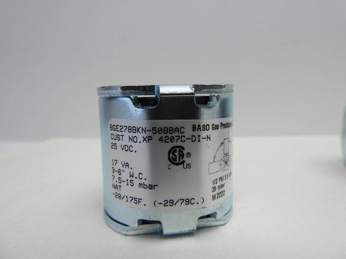 Lot of 2 - BASO 4207C-DI-N Solenoid Valve Replacement for 4207C-DI-N