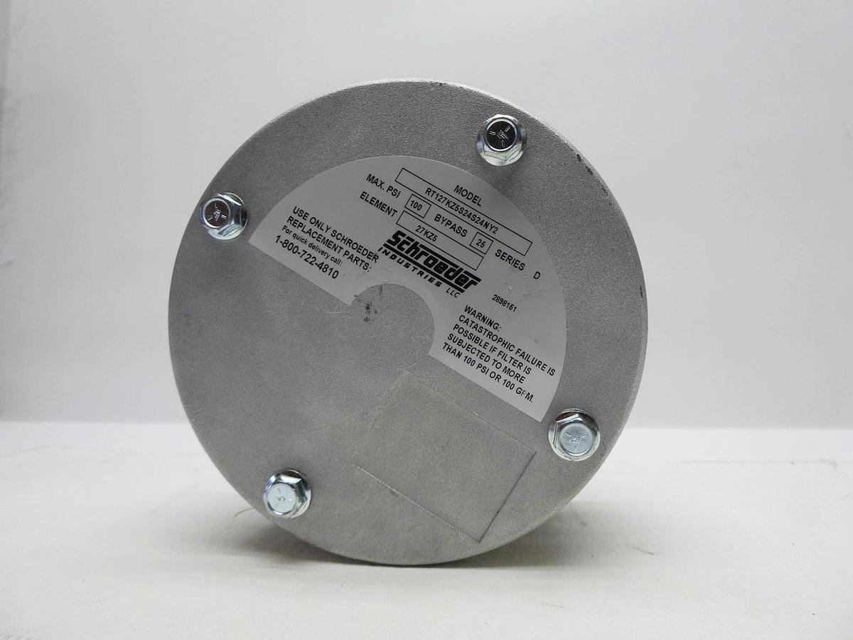 Schroeder Industries RT127KZ5S24S24NY2 Return Filter Schroeder Return Filter NEW