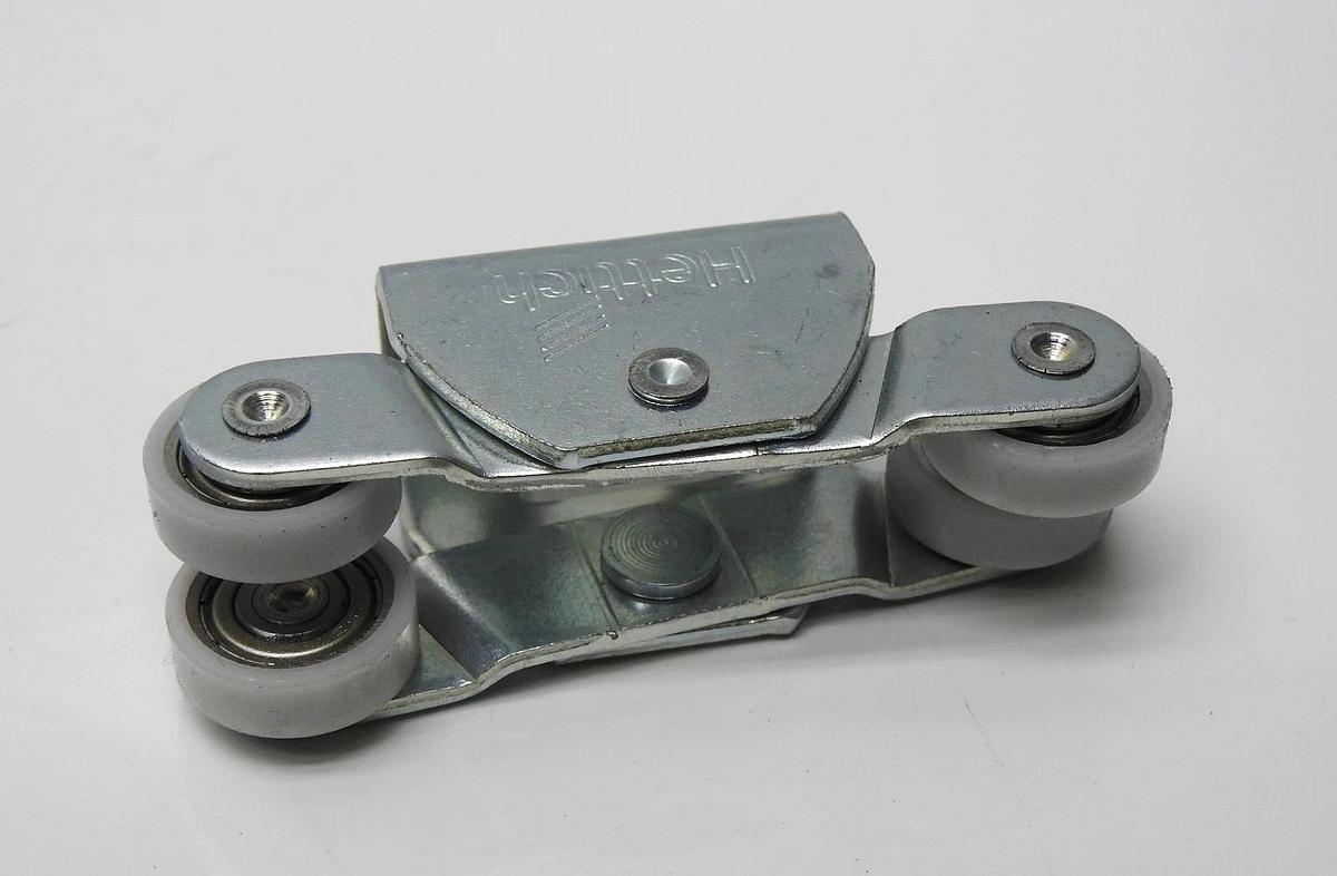 Hettich 113333900 Carrier 7000 BB 4-WHL 150# Steel Precision Ball Bearing Wheels