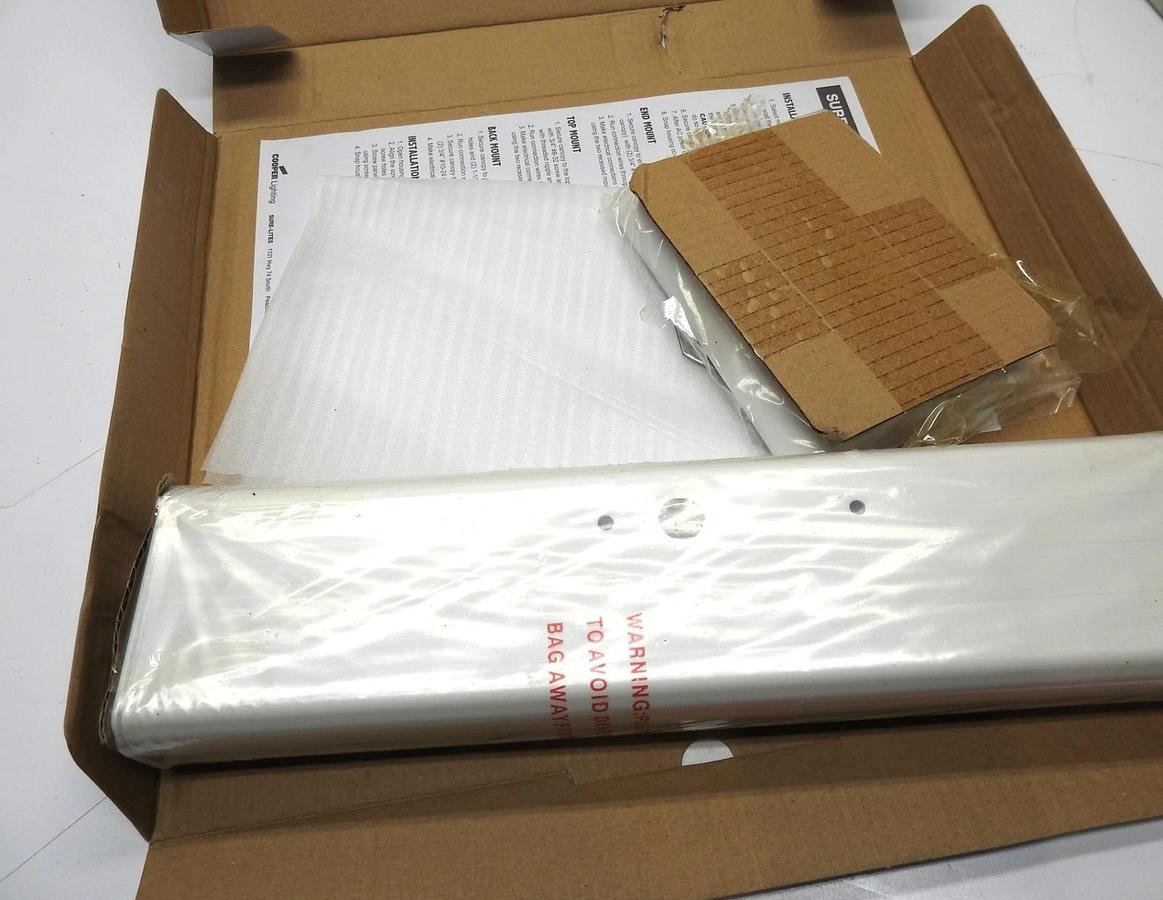 (4) Eaton ECHX7SHWH Chicago Approved Surface Mount Edgelit LED Exit / Stairs NEW