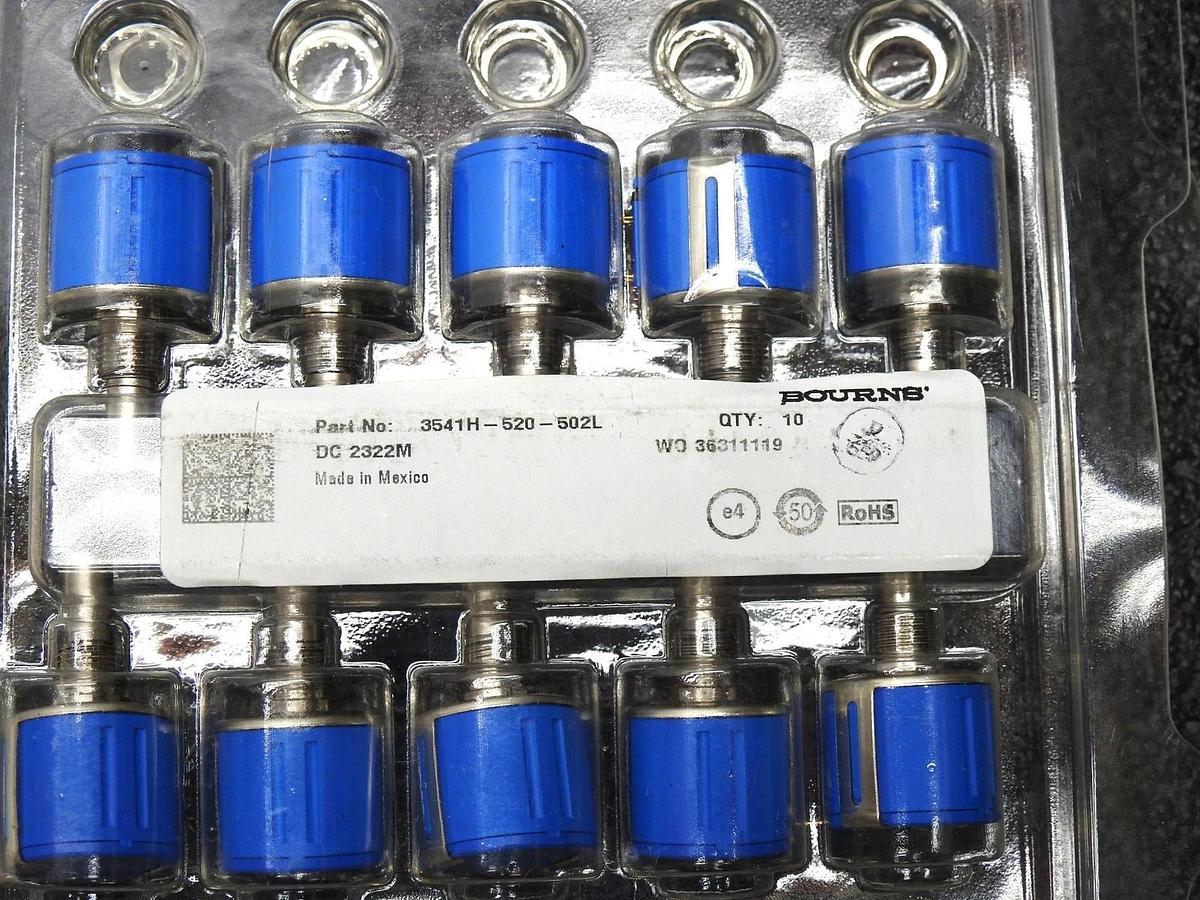(10/pcs) Bourns 3541H-520-502L DC 2322M 5K OHM Potentiometer (x10)