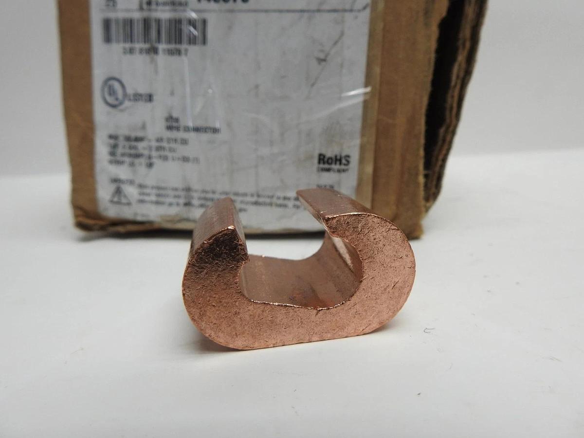 27 p/k - Burndy YC28C2 Copper Crimpit Connector, 3/0 Sol. - 4/0 Str - OEM NEW