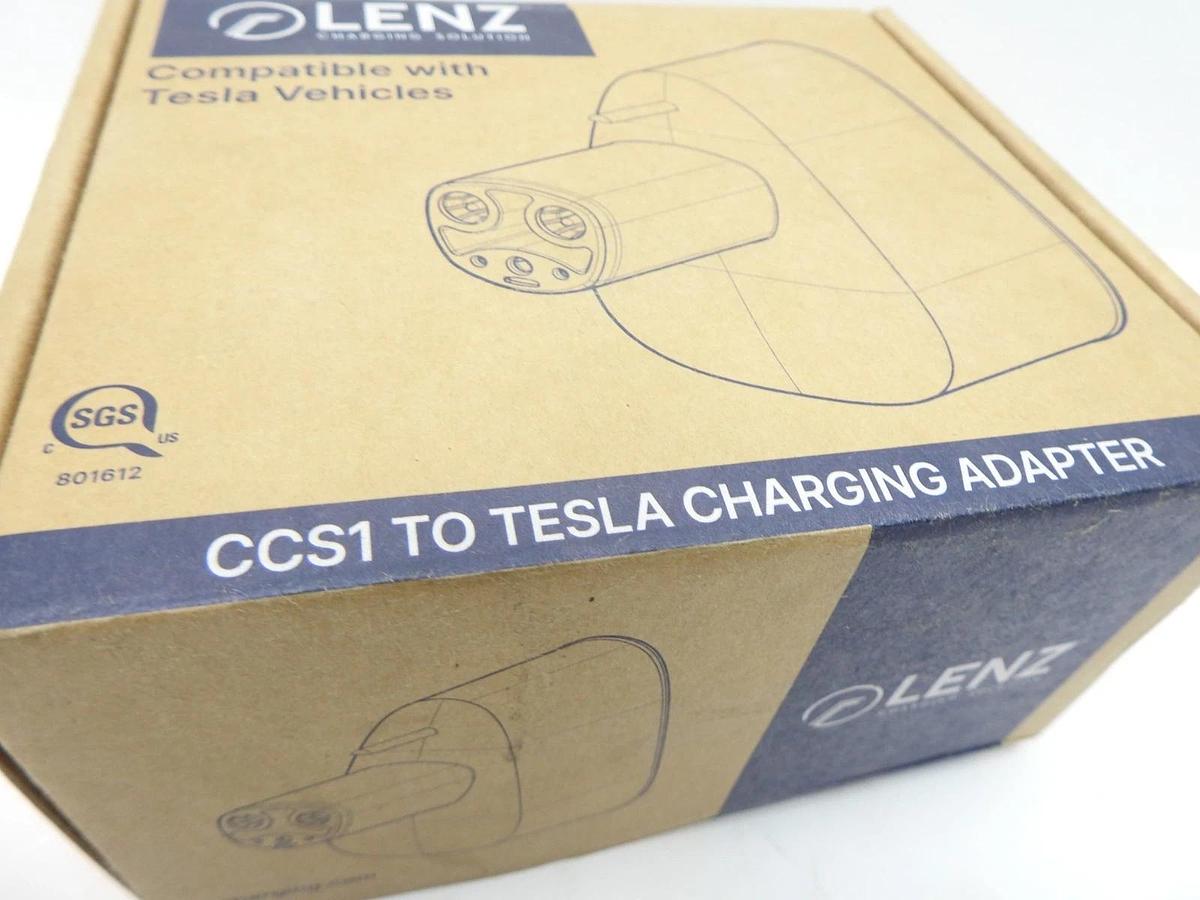 LENZ CCS1 to Tesla Adapter for DC Fast Charging - NEW IN BOX!