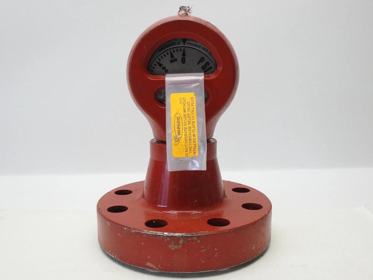 National Oilwell Varco Type F Oteco Style Flanged Mud Gauge 2-1/16" 0-10000 PSI