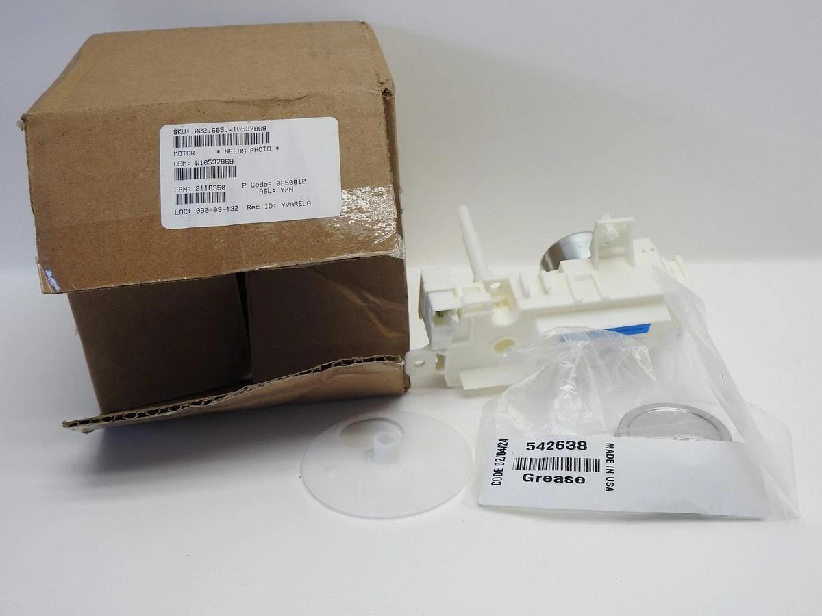 OEM Whirlpool W10537869 Dishwasher Diverter Motor Replaces W10476222, W10849439
