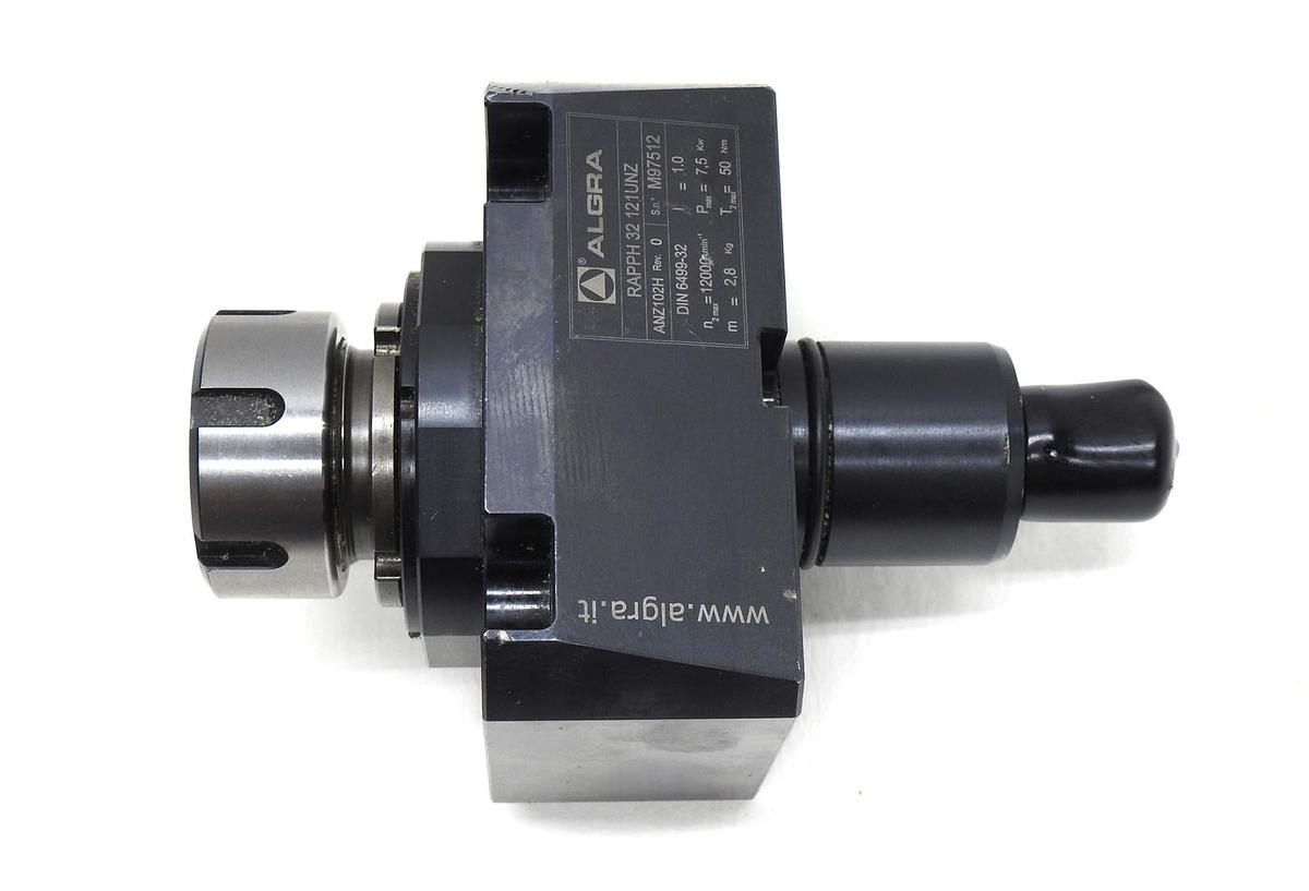 Algra RAPPH 32 121UNZ Driven Tool Holder TENON ER32-EXT Coolant Supply: EC