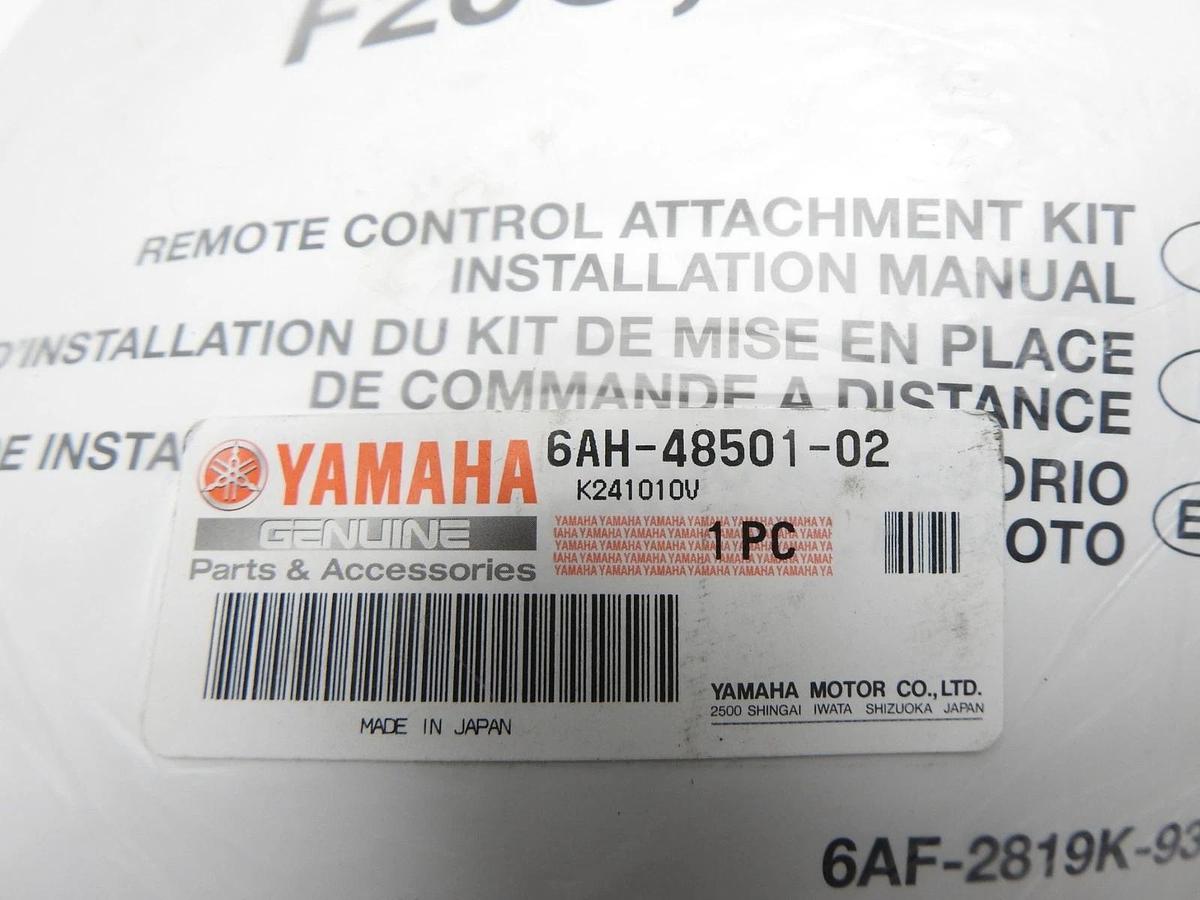 Yamaha F15C / F20 Outboard Remote Control Attachment Kit 6AH-48501-02-00 - OEM!