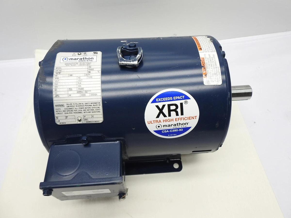 Marathon 184TTDW6031 CAT# E1931 5 HP, 3 PH, 1755 RPM - NOB NEW -READ-