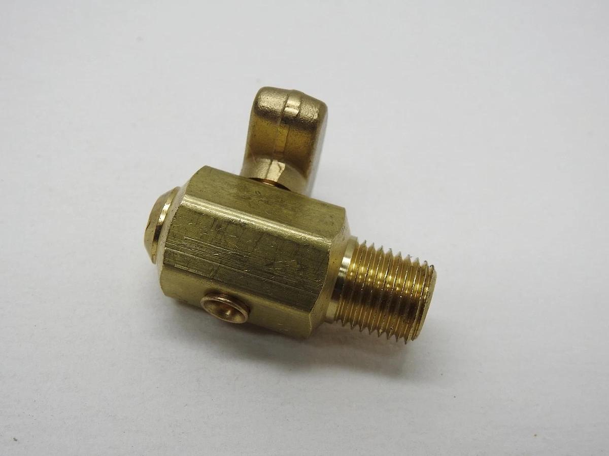 Parker DCR601-4 1/4" Threaded Brass 150 PSI Drain Cock and Shut Off Valve - NEW