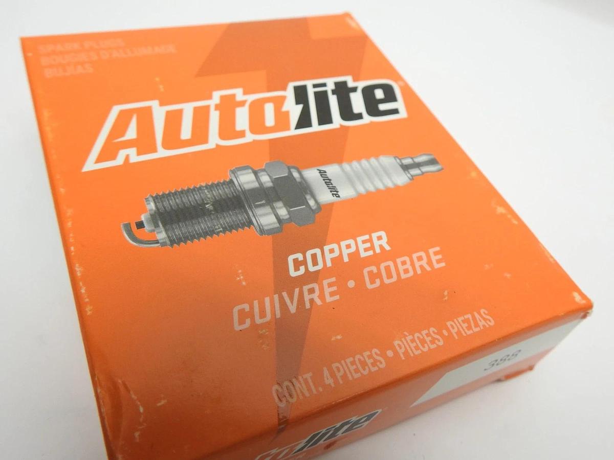(4 Pack) Autolite 388 Copper Resistor Spark Plugs OEM NEW