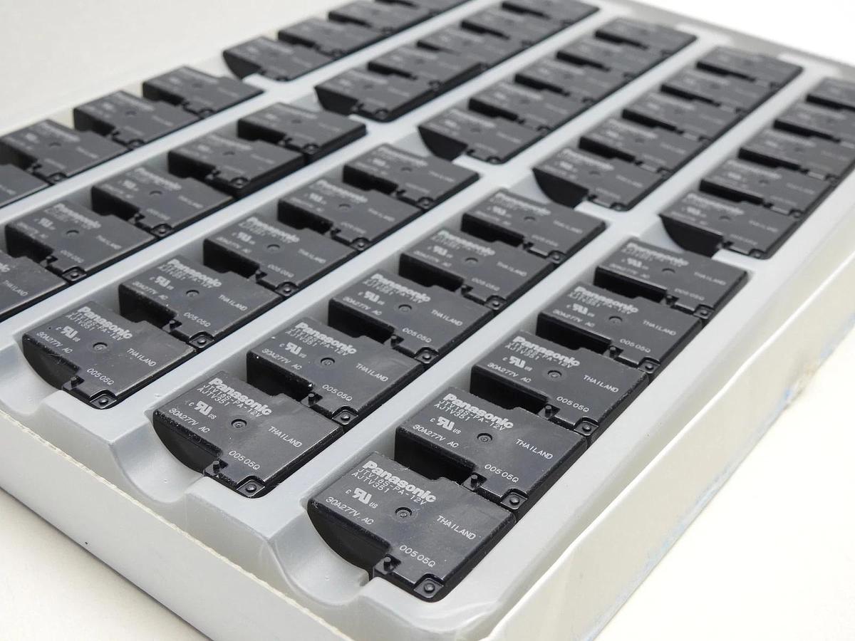 (50 pcs) Panasonic JTV1aS-PA-12V General Purpose Relay AJTV351 JT-Relay 30A 277V