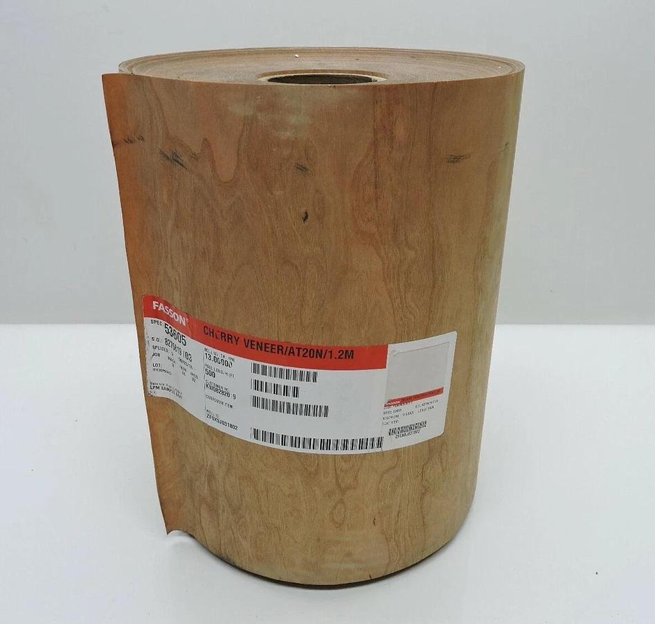 Avery Dennison A360501 Fasson Cherry Veneer / AT20N/1.2M Width: 13" x Length: 50