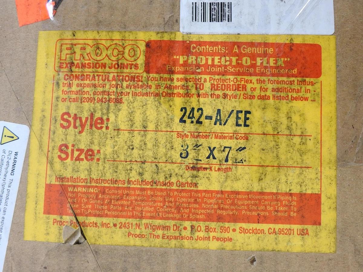 Proco Expansion Joints 242-A/EE 3"x7" - NEW!