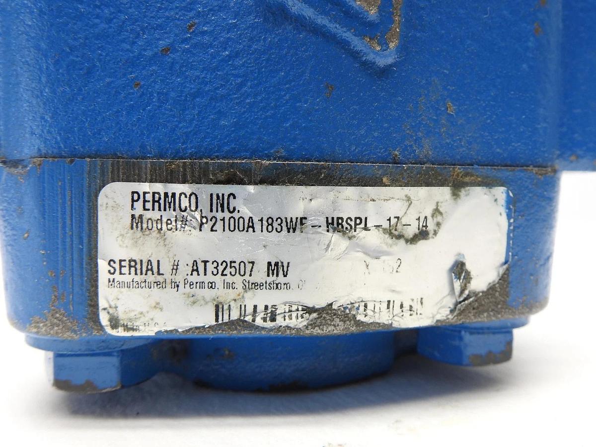 Permco P2100A P2100 Series P2100A183 Hydraulic Motor (2 Bolt) NOB NEW!