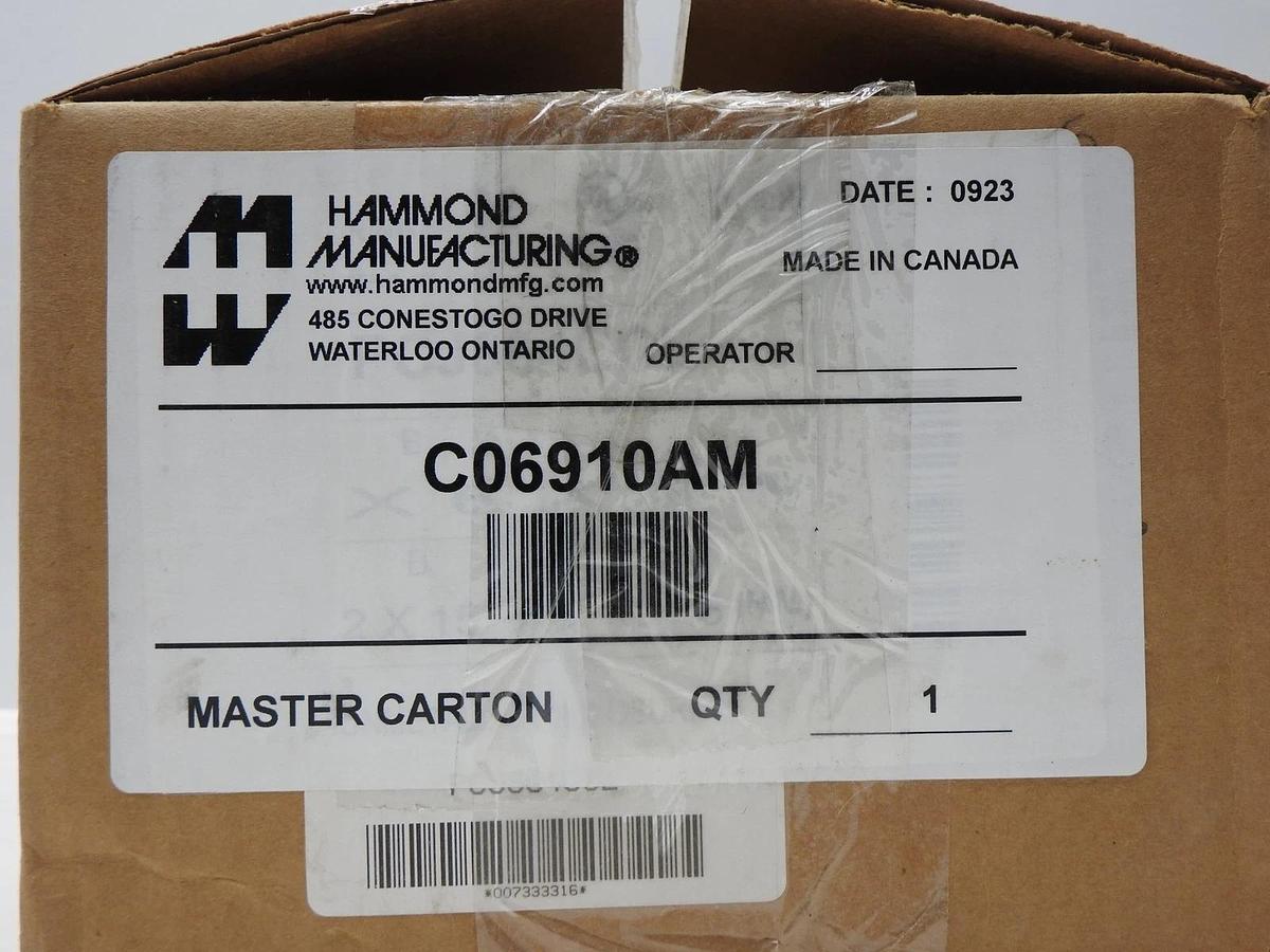 Hammond Manufacturing C06910AM Invalco Model 4728 BS&W Monitor - NEW!