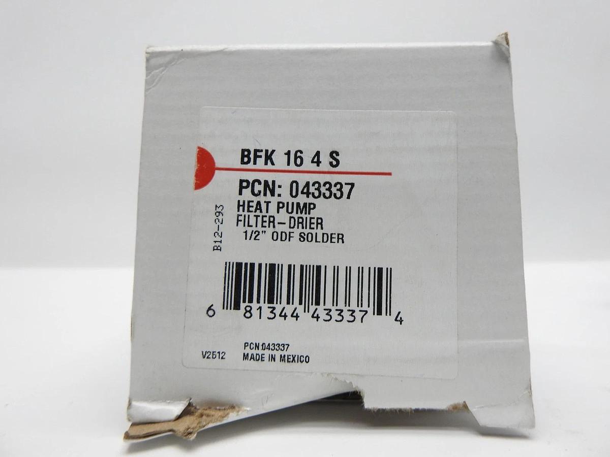 Emerson BFK164S Heat Pump Filter Drier 1/2" ODF Solder 043337 - BRAND NEW!