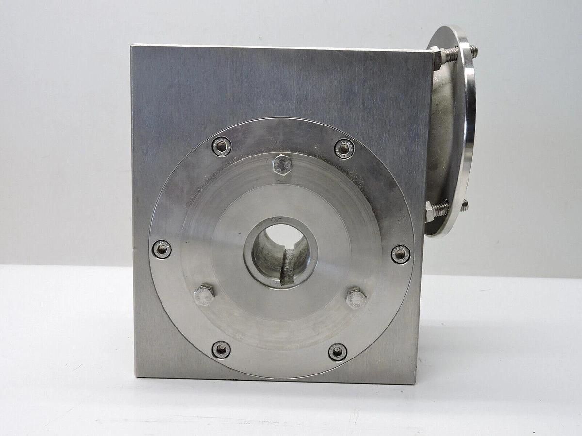 CLEAN-GEARTECH STAINLESS STEEL WORM GEARBOX – I85 (R = 1/96, DIA: 1.5) - NOB NEW
