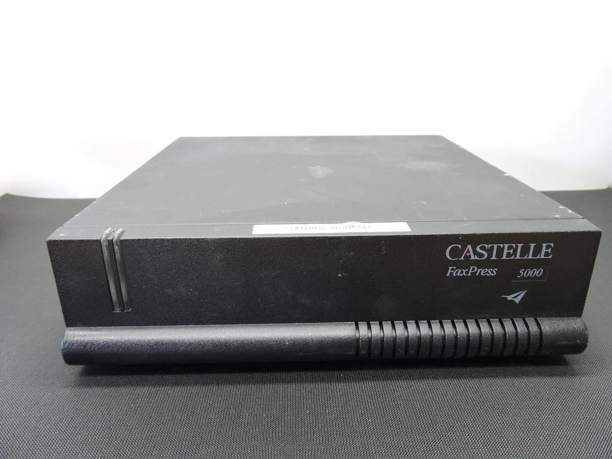 Castelle FaxPress 5000 (8-Line) External Fax / Modem 8-Port Server - USED