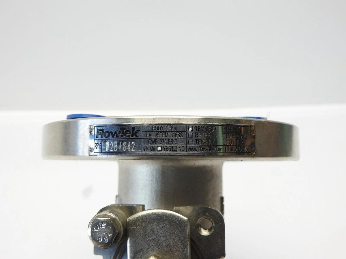 Flowtek RF15-1" API-607 BODY: CF8M, TFM-1600, CWP: 275 PSIG, Ball/STEM 316SS NEW