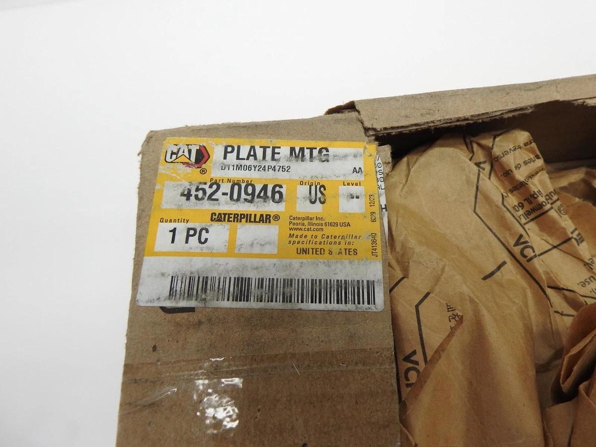 OEM CAT 452-0946 19mm Thick Rotation Sensor Mounting Plate for Motor Grader