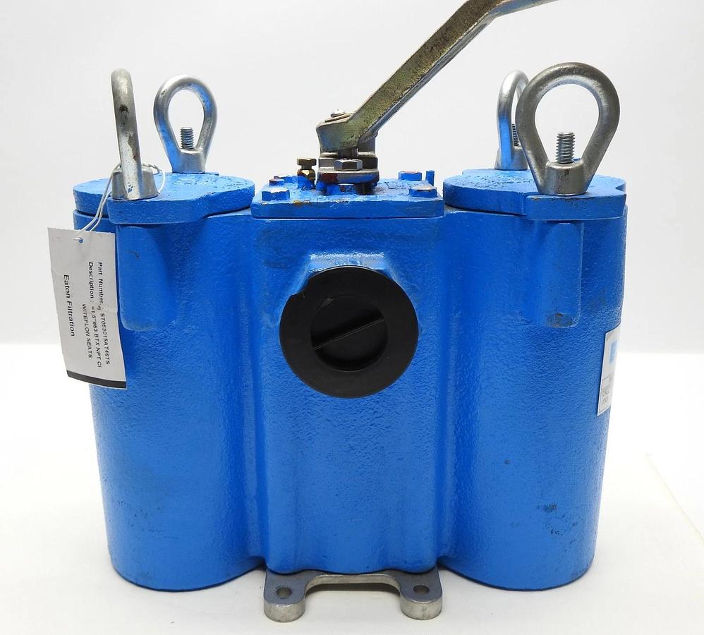Eaton Filteration Model 53 MAWP 200 PSIG 1.5" Connect Duplex Strainer - OEM NOB