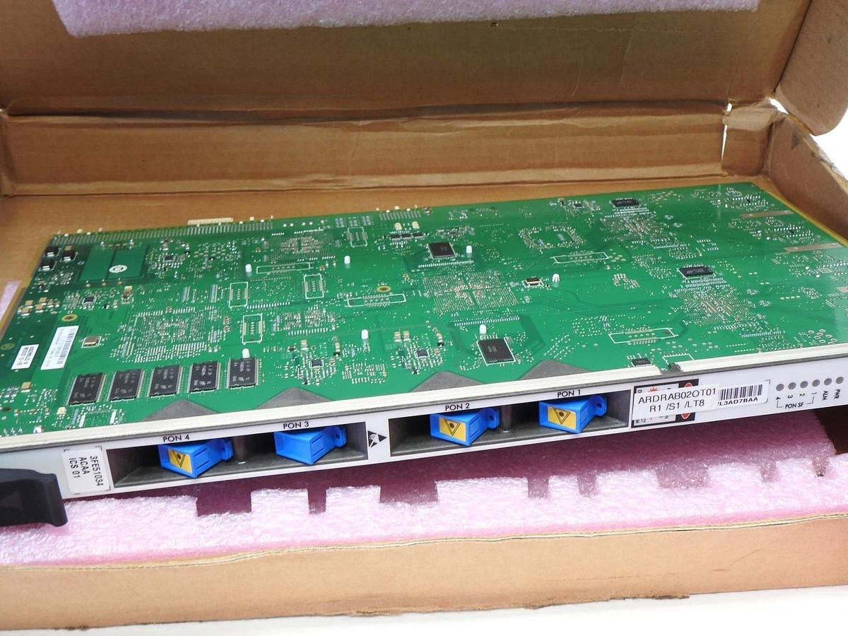 Alcatel Lucent 3FE51034ACAA Alcatel Glt-4 Obc Olt Gpon Line Processor - NOB NEW!