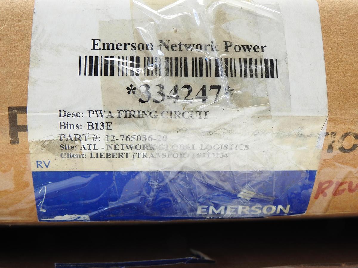 Used LIEBERT 12-765036-20 TRIGGER Circuit Board Rev 7 - USED NICE!
