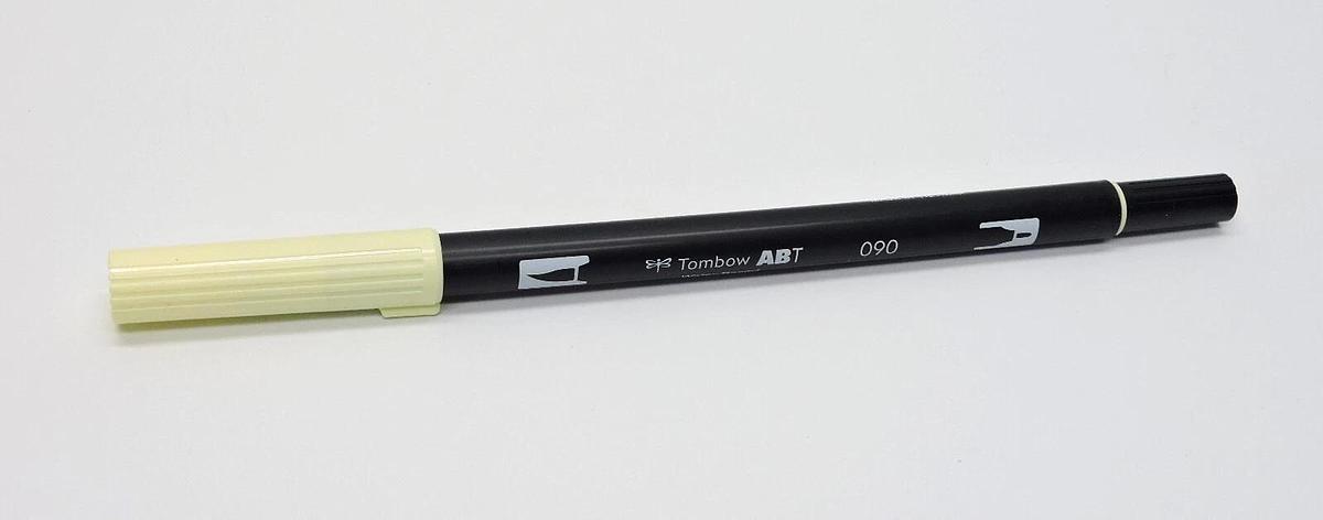 (Lot of 6) - Tombow 56510 Dual Brush Pen Art Marker, ABT 090 Baby Yellow - NEW!