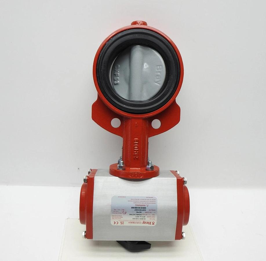 Bray Valves 92-0830-11320-532 Pneumatic Actuator w/ 4" Waferbody 300400-11010119