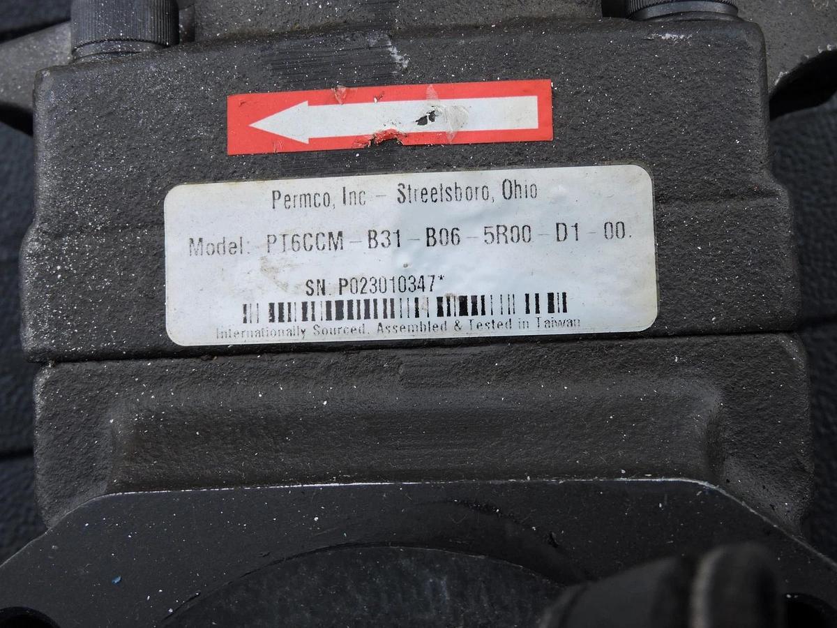 Permco PT6CCM Series Hydraulic Vane Double Pump PT6CCM-B31-B06-5R00-D1-00 - NEW!
