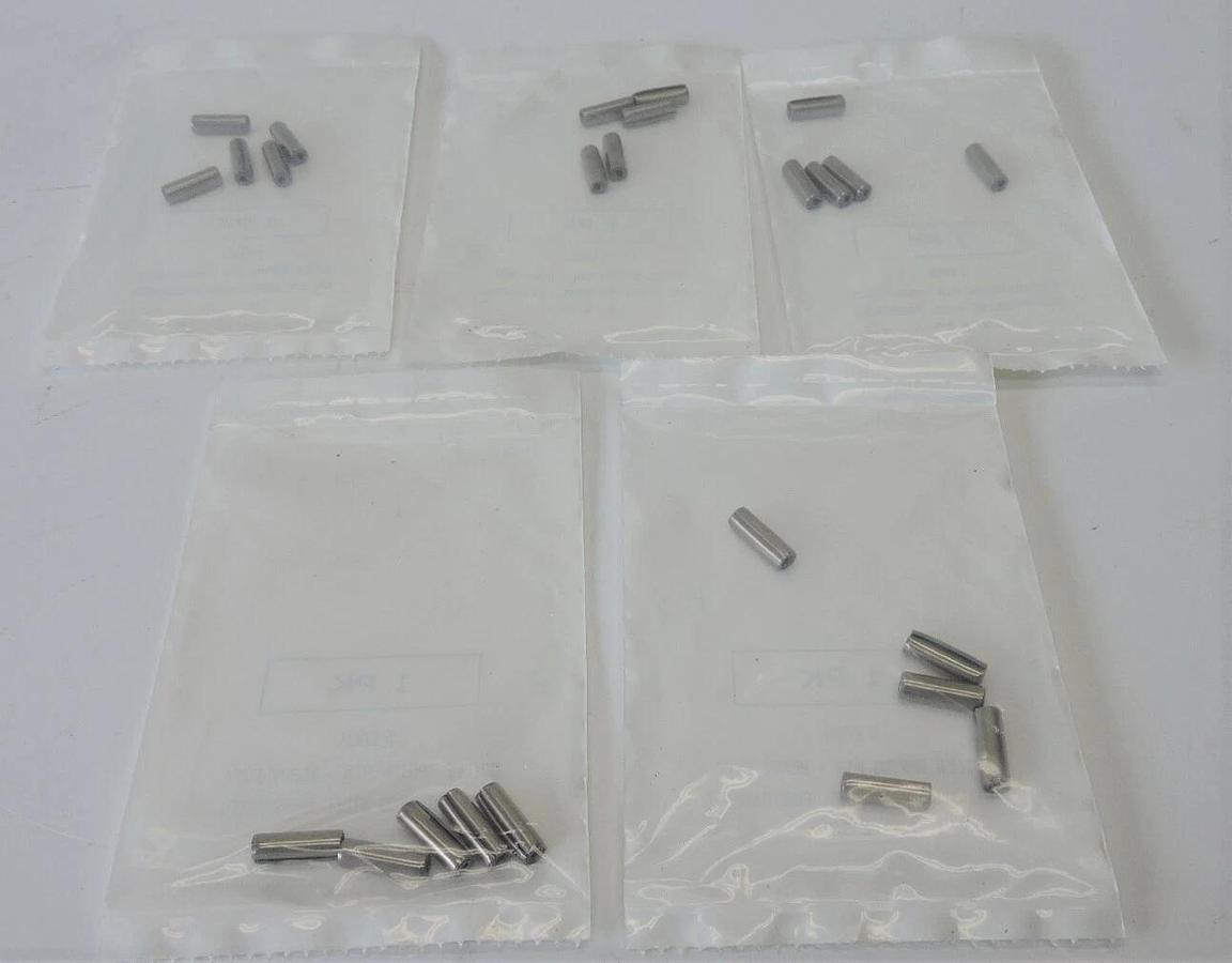 25 Pack Coiled Spring Pin  1/4" x 3/4" Heavy Duty 420 Stainless Steel Passivated