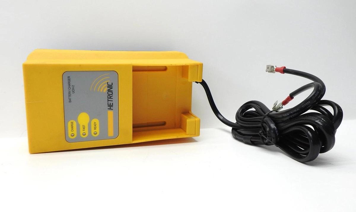 GENUINE Hetronic UCH-2-DC DC Battery Charger UCH-2, 12-24 VDC 0.5A - OEM NEW!