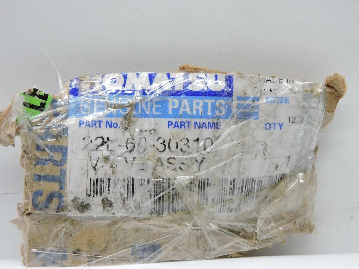 GENUINE Komatsu 22L-60-30310 VALVE ASS'Y UTILITY PC45MR-5, PC55MR-5, PC78US-11