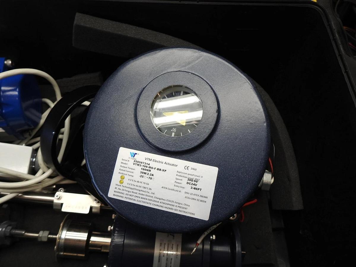 V-Tork VTM3-100-MO-F-BB-XP Electric Valve Actuator 24V DC ATEX Lifter LT-1 KIT