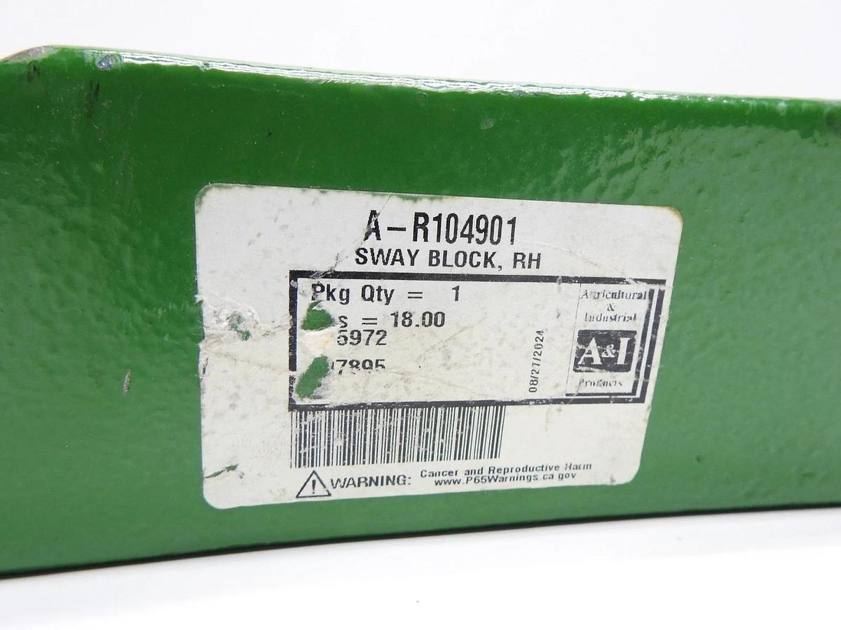 for John Deere Sway Block (RH) R104901 fits 4250 4255 4440 4450 4455 A&I - NEW