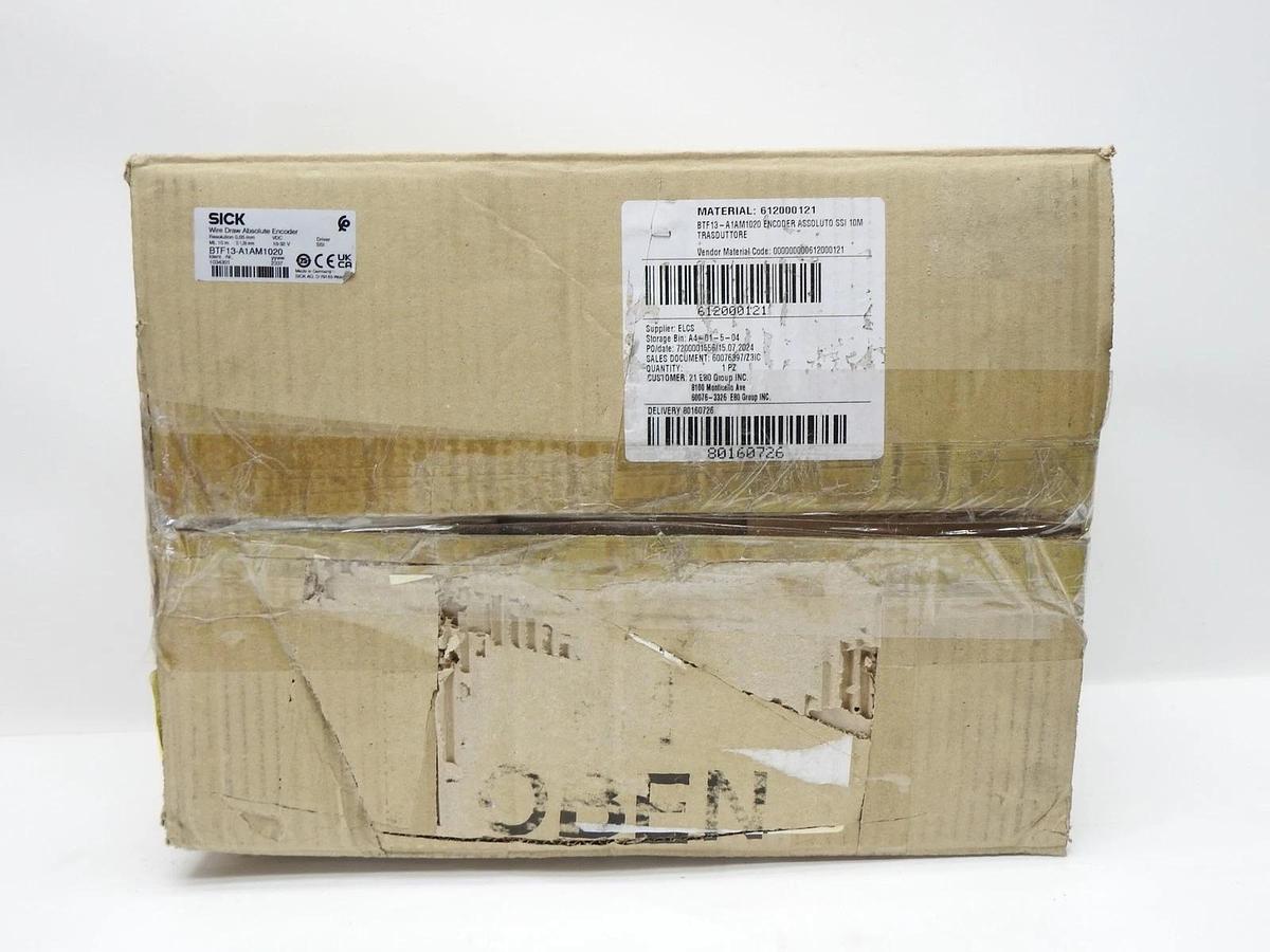 New SICK BTF13-A1AM1020 Wire Draw Encoders 0m-10m,SSI,Male Conn, Radial,10V-32V
