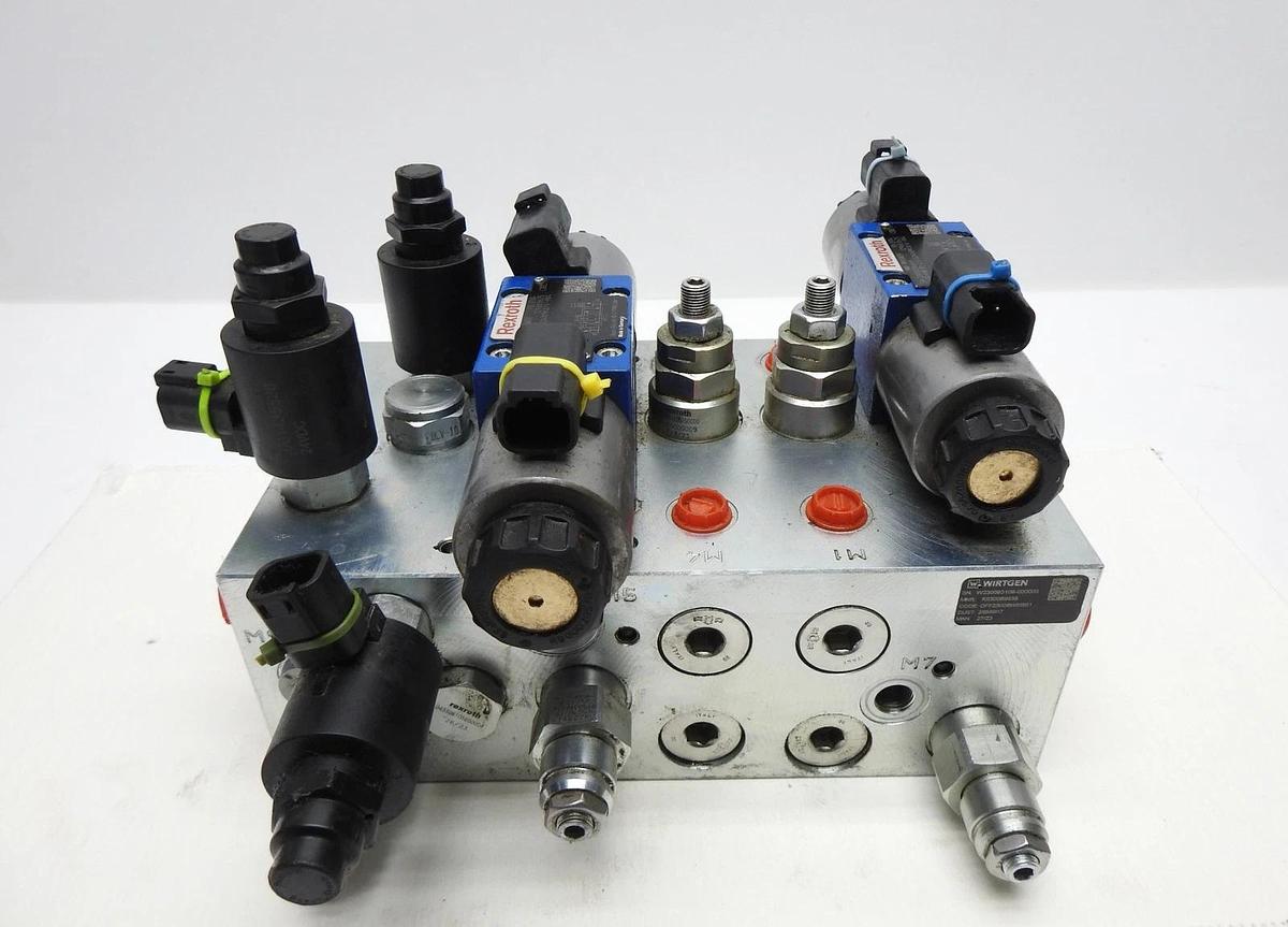 Wirtgen Hydraulic Manifold Assy R930069538, 2656607 Rexroth R901358659 4WRA6E30