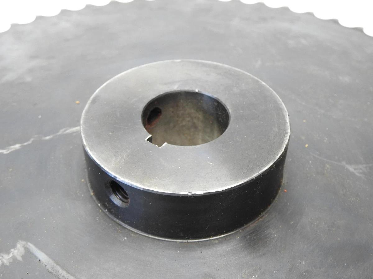 50B60 Minimum Bore Roller Chain Sprocket, Single Strand 3/4" Stocked Bore, 60T