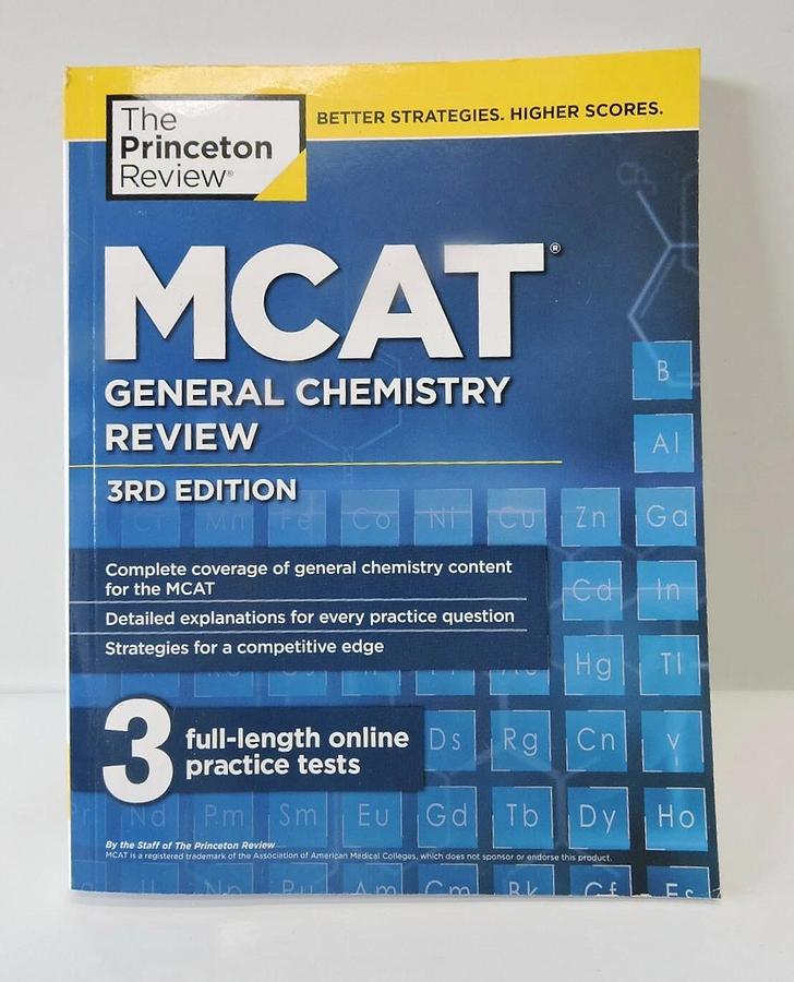 Graduate School Test Prep MCAT General Chemistry 3rd Edition 9781101920572 NEW!