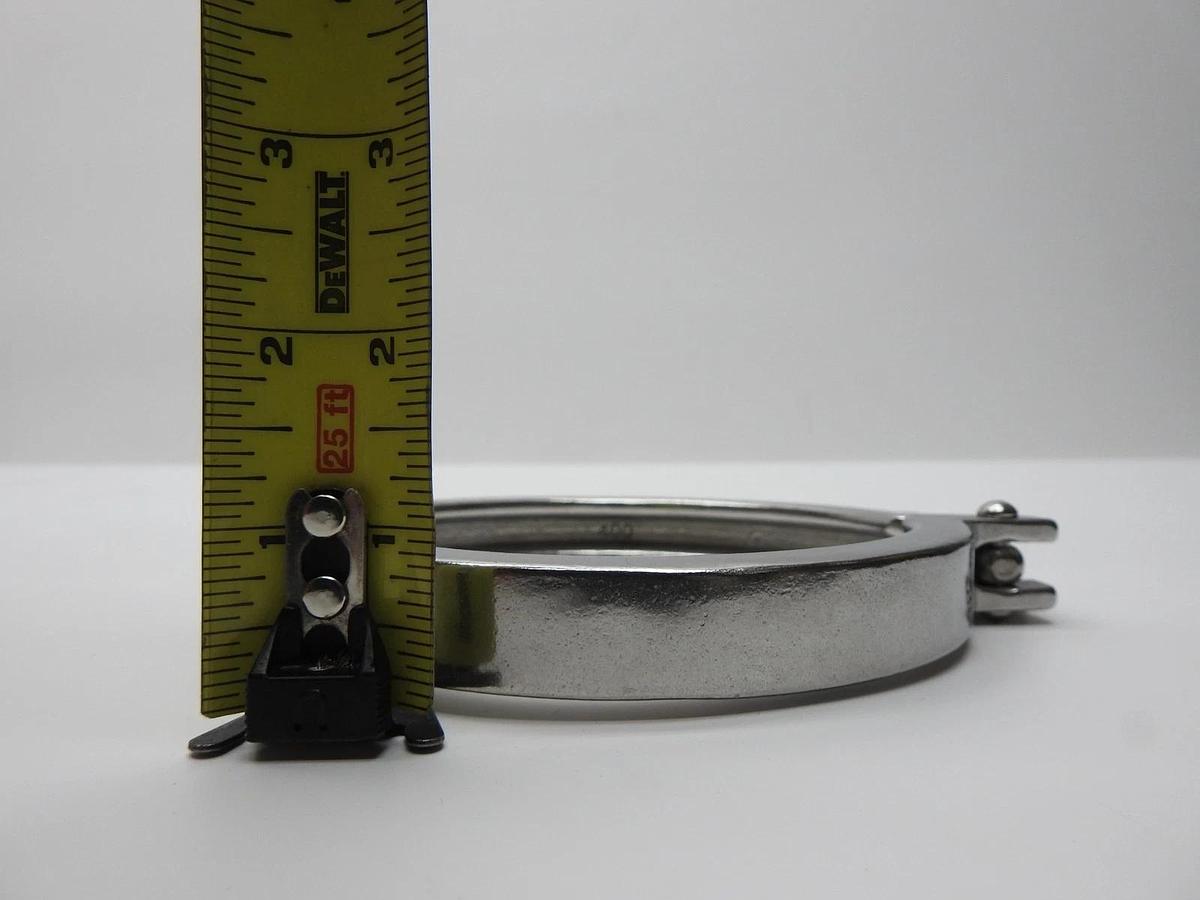 Lot of 18 - Dixon Sanitary 4" Tri Clamp Single Pin Stainless Steel - NEW