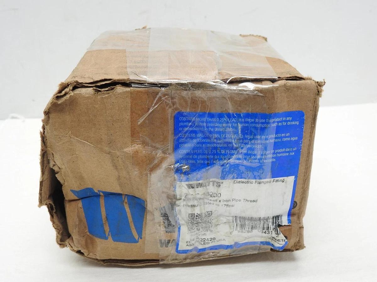 Watts 0822420 2-1/2" A3200 Dielectric Flanged Fitting - NOB NEW!
