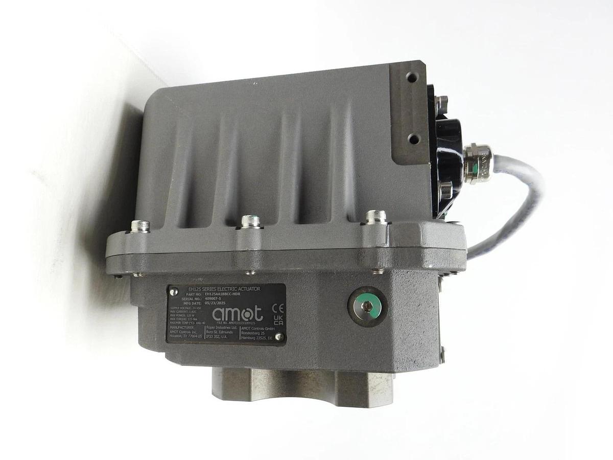 AMOT EH125 Series Electric Actuator 24 VDC, 5 ADC, 120 W AMOT CONTROLS Actuator