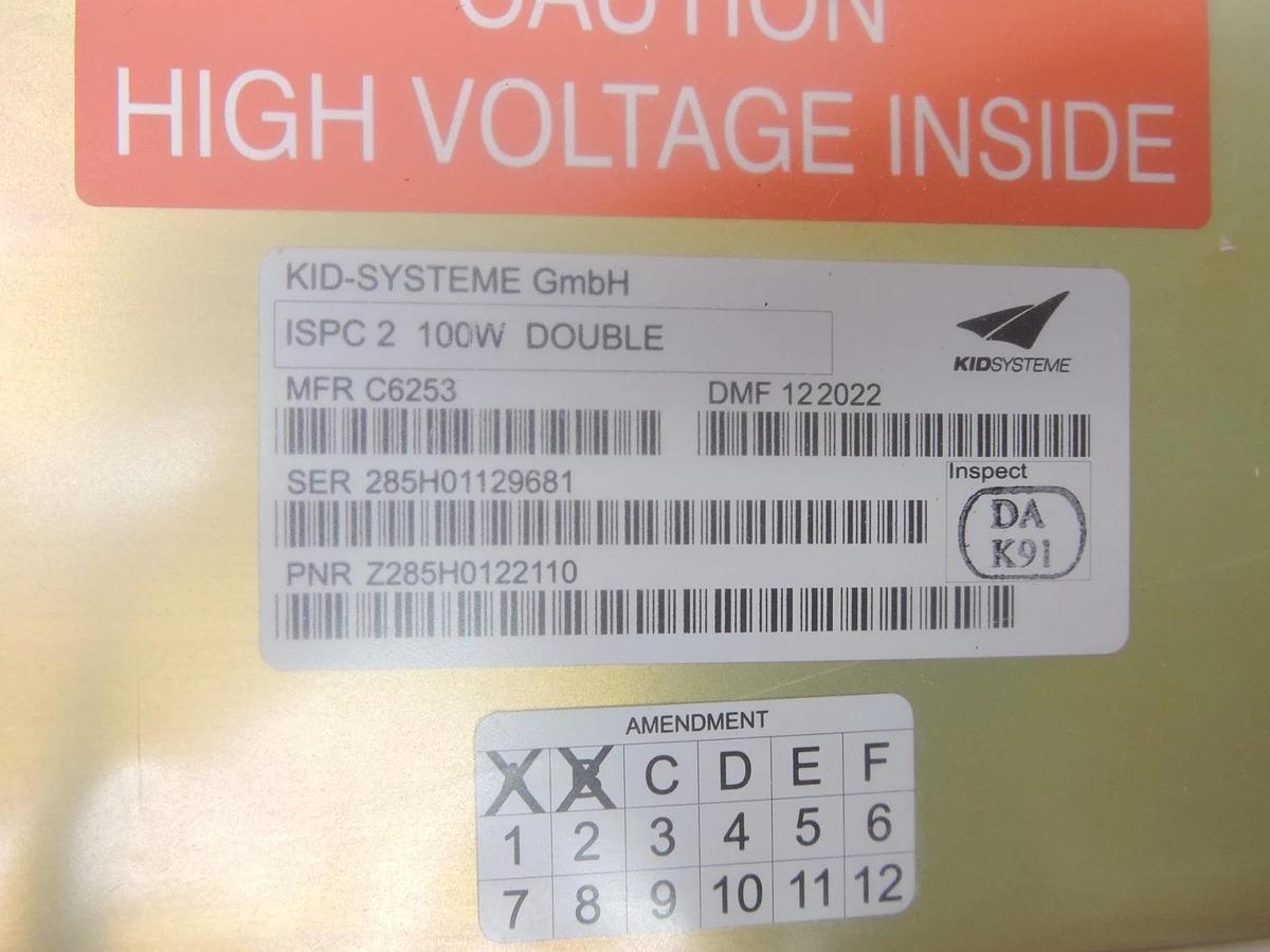*NEW* Boeing Z285H0122110 IN SEAT POWER CONVERTER Kid-Systeme GmbH ISPC 2 100W